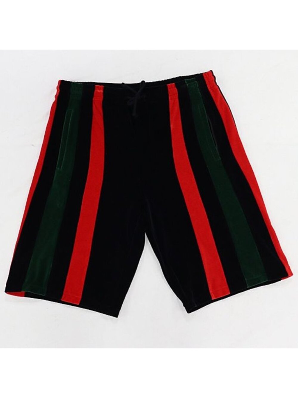 Gucci Shorts Velour Black Red Green Apa Ako Abc